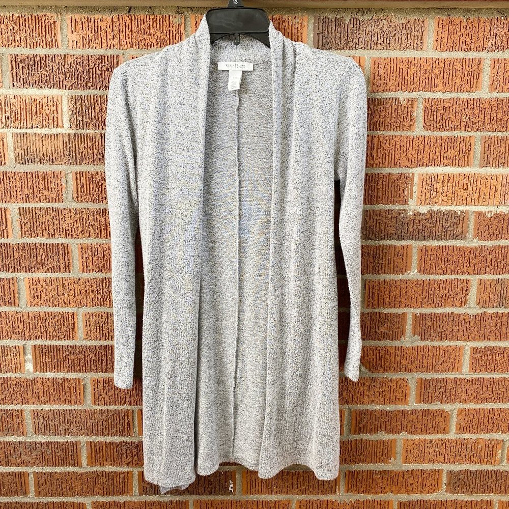White House Black Market Grey Cardigan Sweater XXS